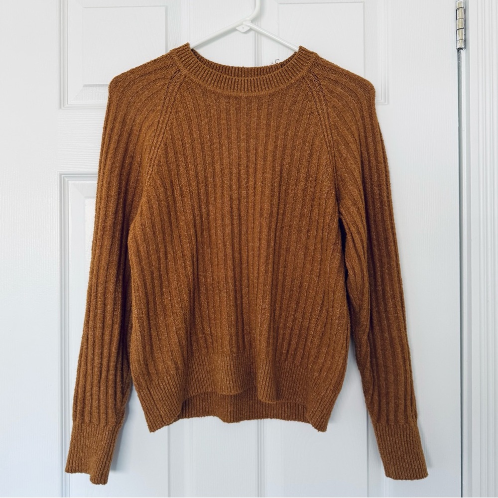 Frank & Oak pumpkin spice sweater, XS
